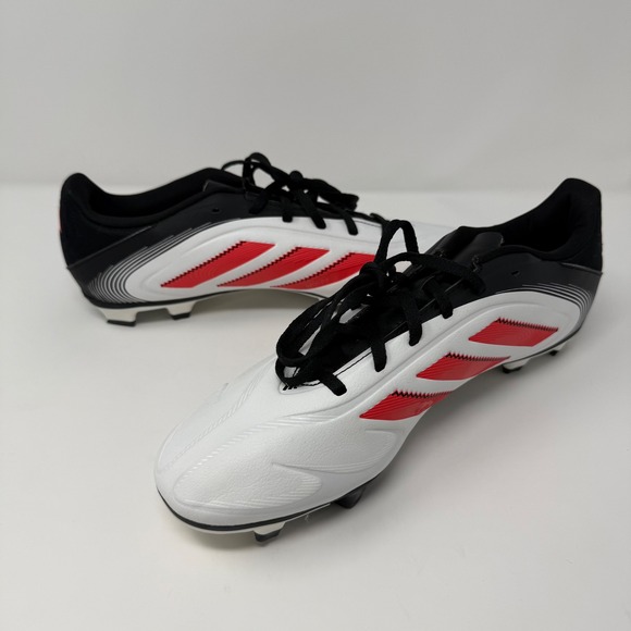 Adidas Copa Pure 3 III FG Mens Soccer Cleats White Black Red Soccer Shoes 10 US